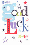 With every glance, this bold and approachable good luck card feels like a heartfelt hug from a Friern Barnet neighbour-vivid colours and playful fonts working in harmony to deliver sincere encouragement. The generous sweep of pastel-blue letters mingles with vibrant reds, mossy greens, and regal purples, while a spirited array of stars scatters across the snow-white background, reminiscent of stargazing in Friary Park on a clear night. Each detail is thoughtfully chosen, from the energetic fonts to the subtle pops of lemon lime and soft lavender, creating a sense of movement and joy that leaps from the card much like the festive buzz around local events in the community. The surface's smooth, crisp finish invites touch, echoing the satisfaction of holding a freshly made bouquet from Flowers Friern Barnet. Presented for life's big moments-a friend embarking on a new job at North Finchley, a student sitting exams, or a family member preparing for a daring move-the card glows with optimism and genuine belief, turning a simple gesture into a cherished promise that luck really is written in the stars for everyone in Friern Barnet.
